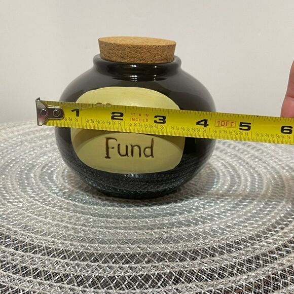 Harley Fund Jar with Removable Cork Stopper - Picture 8 of 9